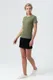 Футболка женская Sol's Regent Fit Women, меланж хаки - фото № 7