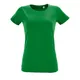 Футболка женская Sol's Regent Fit Women, ярко-зеленая - фото № 1