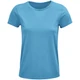 Футболка женская Sol's Crusader Women, бирюзовая - фото № 1