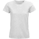 Футболка женская Sol's Pioneer Women, светло-серый меланж - фото № 1
