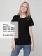 Футболка женская T-Bolka Lady, черная - фото № 4