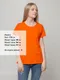 Футболка женская T-Bolka Lady, оранжевая - фото № 4