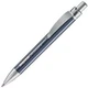 Ручка шариковая пластиковая Lecce Pen Futura, угольно-черная / хром - фото № 1