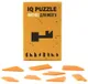 Головоломка IQ Puzzle в виде ключа, стекло, оранжевая - фото № 1