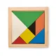 Головоломка из дерева Tangram, разноцветная - фото № 4