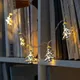 Гирлянда светодиодная Silver Lights, теплый свет, серебристая - фото № 5