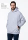 Худи унисекс оверсайз Stan Интерсофт, 320 гр/м2, светло-серое - фото № 4