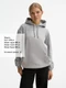 Худи унисекс Sol's Condor, серый меланж - фото № 9