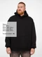 Худи Molti Kulonga Oversize, черное - фото № 9