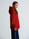 Худи Molti Kulonga Oversize, красное - фото № 8