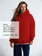 Худи Molti Kulonga Oversize, красное - фото № 5