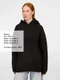 Худи оверсайз Molti Easy Street, черное - фото № 11