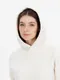 Худи оверсайз унисекс Molti Snuggie, белое - фото № 7