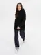 Худи оверсайз унисекс Molti Snuggie, черное - фото № 11