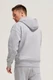 Худи оверсайз унисекс Sol's Origin, серое - фото № 5