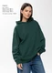 Худи унисекс оверсайз Stan 66, футер без начеса, 350 гр/м2, темно-зеленое - фото № 5