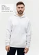 Худи унисекс Stan 20, футер с начесом, 260 гр/м2, белое - фото № 4
