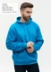 Худи унисекс Stan 20, футер с начесом, 260 гр/м2, бирюзовое - фото № 4