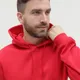 Худи унисекс Stan 20, футер с начесом, 260 гр/м2, красное - фото № 9
