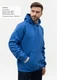 Худи унисекс Stan 20, футер с начесом, 260 гр/м2, синее - фото № 4