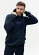 Худи унисекс Stan 20, футер с начесом, 260 гр/м2, темно-синее - фото № 6