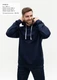 Худи унисекс Stan 23, 260 гр/м2, футер без начеса, темно-синее - фото № 4