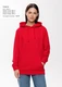 Худи унисекс Stan, 260 гр/м2, футер без начеса, красное - фото № 5