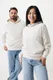 Худи из переработанного хлопка Iqoniq Yengo, 280 г/м², белое - фото № 4