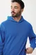Худи из переработанного хлопка Iqoniq Yengo, 280 г/м², синее - фото № 15