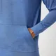 Худи из переработанного неокрашенного хлопка Iqoniq Torres, 340 г/м², синее - фото № 6