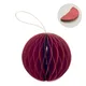 Игрушка елочная складная XMAS Bauble Hanger, темно-красная - фото № 1