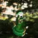 Игрушка елочная «Змея», зеленая - фото № 2