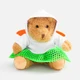  Игрушка-конструктор мягкая «Мишка Cuddleton» в юбочке, на заказ, коричневая - фото № 1