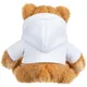 Игрушка мягкая «Мишка Cuddleton» в белом худи, коричневая - фото № 3