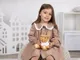 Игрушка мягкая «Мишка Cuddleton» в белом худи, коричневая - фото № 8