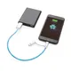 Кабель USB 3 в 1: micro USB / Lightning / Type C, с подсветкой, XD Collection, голубой - фото № 2