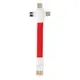 Кабель брелок 3 в 1: micro USB / Lightning / Type C, XD Collection, белый/ красный - фото № 10