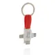 Кабель брелок 3 в 1: micro USB / Lightning / Type C, XD Collection, белый/ красный - фото № 4