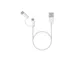 Кабель Mi 2 in 1 USB Cable Micro-USB to Type C, 30 см, белый - фото № 1