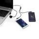 Кабель USB 3 в 1: micro USB / Lightning / Type C, Swiss Peak Luxury, черный - фото № 5