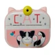 Камера детская c печатью фотографий Kid Joy Cat Print Cam P13, розовая - фото № 1