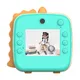 Камера детская c печатью фотографий Kid Joy Print Cam P23, бирюзовая - фото № 1