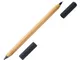 Карандаш вечный и ручка из бамбука Black bamboo, бежевый - фото № 1