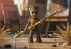 Карандаш вечный из бамбука с ластиком Groot, бежевый - фото № 9