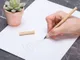 Карандаш вечный из переработанной бумаги Recycled Pencil, бежевый - фото № 4
