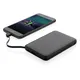 Внешний аккумулятор XD Collection, 5000 mAh, встроенные кабели, черный - фото № 10