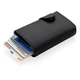 Картхолдер алюминиевый Standard с кошельком и защитой RFID, чёрный - фото № 1
