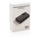 Картхолдер алюминиевый Standard с кошельком и защитой RFID, чёрный - фото № 10