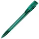 Ручка шариковая пластиковая Lecce Pen Kiki LX, прозрачная зеленая - фото № 1