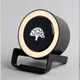 Колонка беспроводная с функцией беспроводной зарядки и подсветкой Smart Loud, черная - фото № 7